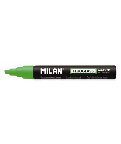 Marker do szklanych tablic Milan Fluoglass zielony Nowość!