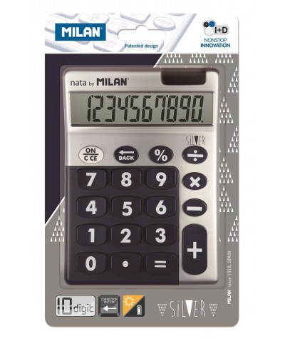 Kalkulator Milan Silver Niebieski 10 pozycji