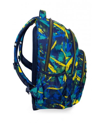 Kolorowy plecak młodzieżowy w plamki CoolPack Abstract Yellow Basic
