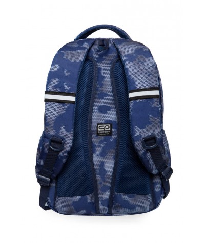 Niebieski plecak szkolny z profilowanymi plecami CoolPack Misty Tangerine Basic