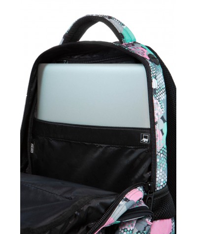 Plecak szkolny w miętowe serca kieszeń na laptopa CoolPack Minty Hearts Spiner