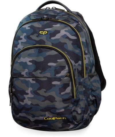 Plecak CoolPack moro młodzieżowy CP BASIC PLUS MILITARY szary camo
