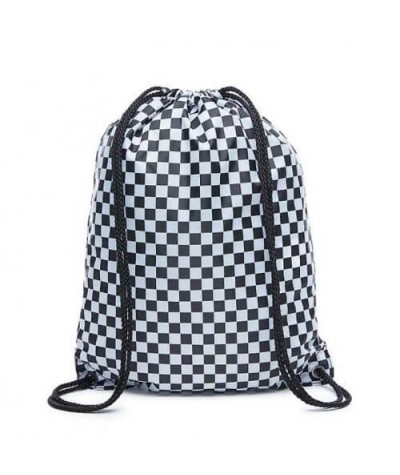 Worek Vans Benched Bag Checkerboard szachownica czarno-biały plecaczek tył