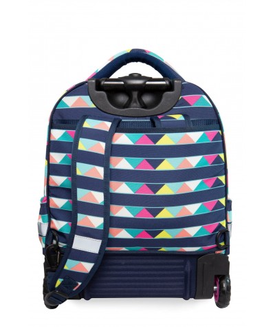 Kolorowy plecak na kółkach dla dziewczynki CoolPack Cancun Starr szelki