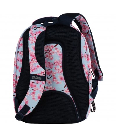 Usztywniony plecak szkolny z kwiatami wiśni dla dziewczynki BackUP L25