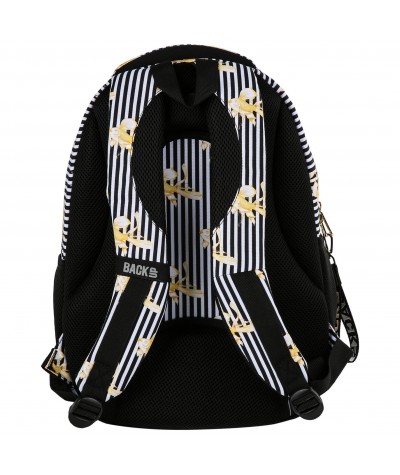 Wygodny plecak szkolny ze złotą rybką dla dziewczynki BackUP N16