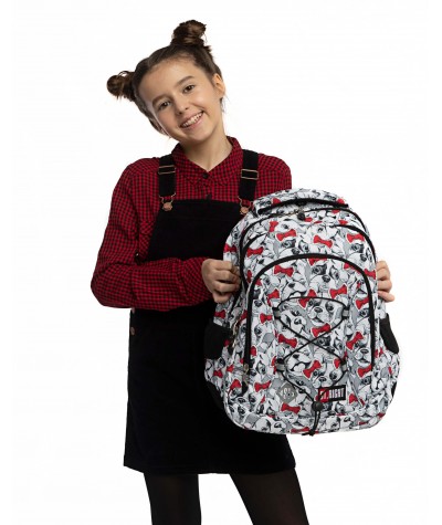 Plecak szkolny dla dziecka z psem buldog - nowe printy ST.RIGHT 2019