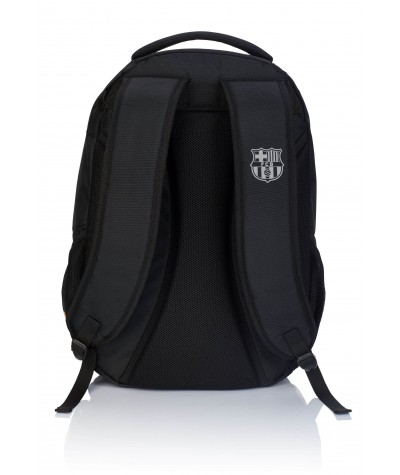 Plecak FC Barcelona czarny szkolny młodzieżowy dla chłopaka FC-239 profilowane plecy