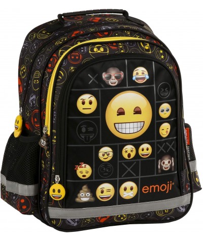 Plecak szkolny z emotkami EMOJI kolorowe buźki dla dziecka