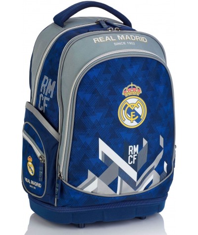 Plecak ergonomiczny Real Madryt niebiesko-szary RM-180