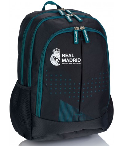 Plecak szkolny młodzieżowy Real Madryt RM-188 czarny na laptop