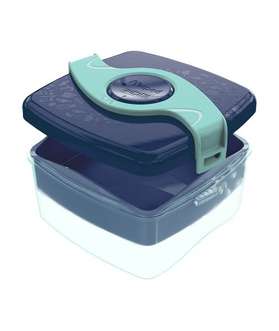 Lunchbox 2w1 średni Maped Picnik turkusowo-granatowy śniadaniówka BPA FREE