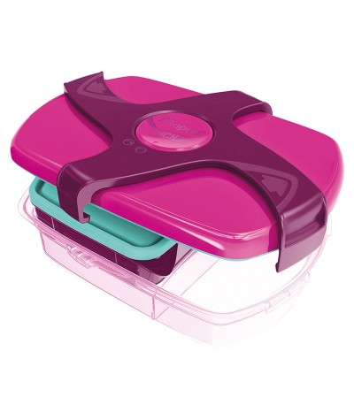 Lunchbox 2w1 duży Maped Picnik Concept różowo bordowy śniadaniówka BPA FREE
