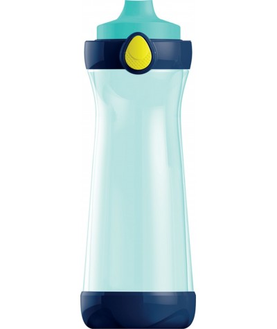 Granatowo-turkusowa butelka ergonomiczna z uchwytem niekapek Maped Picnik 