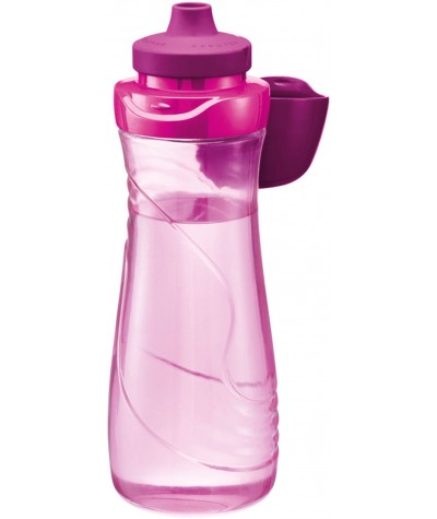 Różowo-bordowa butelka z bezpiecznym zamknięciem duża Maped Picnik BPA FREE