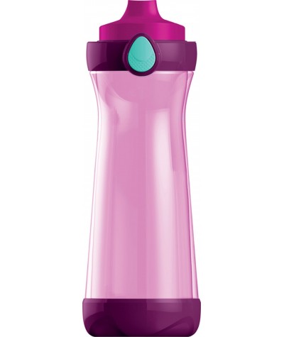 Różowo-turkusowa butelka z bezpiecznym zamknięciem i uchwytem Maped Picnik Mini