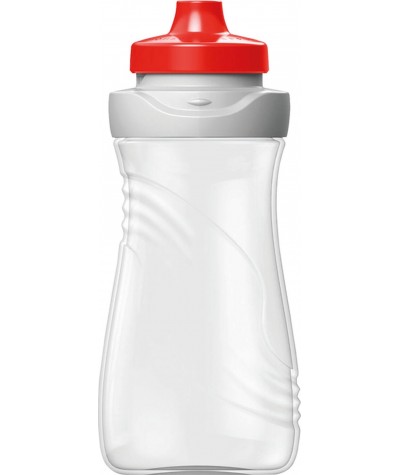 Bidon niekapek z bezpiecznym zamknięciem czerwony z szarym Maped Mini butelka