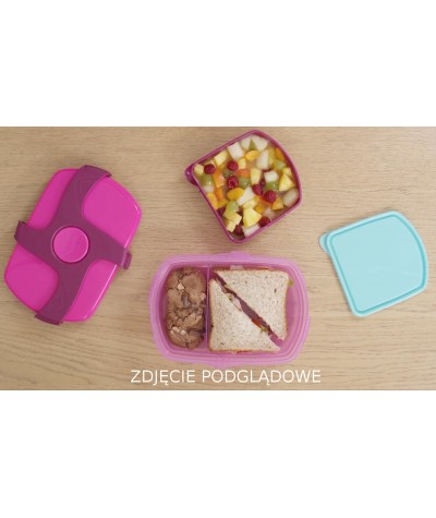 Lunchbox 2w1 Maped Picnik Concept śniadaniówka duża różowo-bordowa HIT