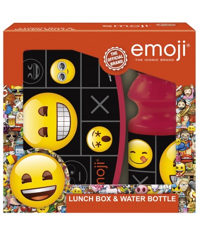 Zestaw śniadaniowy w emotki dla dziecka Emoji