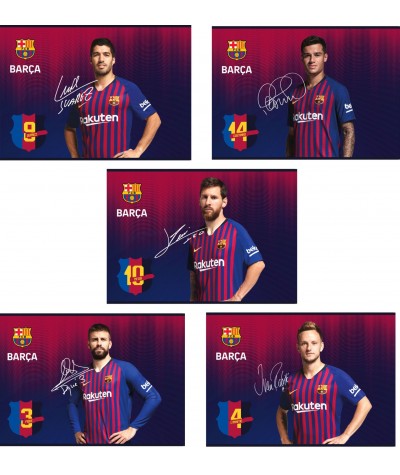 Blok rysunkowy A4 FC Barcelona MIX WZORÓW