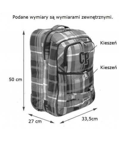 Walizka dla dzieci młodzieżowa walizka kabinowa CoolPack Trolley