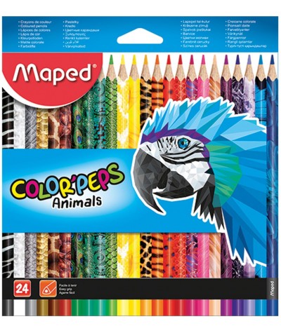 Kredki Maped Color Peps Animals 24 kolory