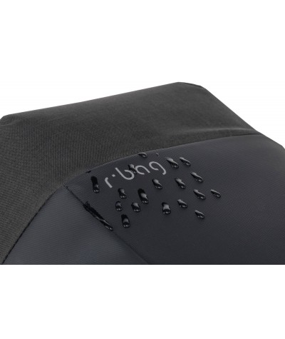Plecak antykradzieżowy na laptopa 15,6" męski czarny r-bag Fort Black