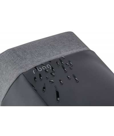 Wodoodporny plecak antykradzieżowy na laptopa 15,6" męski szary r-bag Fort Gray