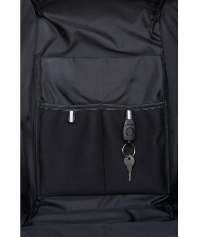 Plecak antykradzieżowy na laptopa 15,6" męski szary r-bag Fort Gray organizer