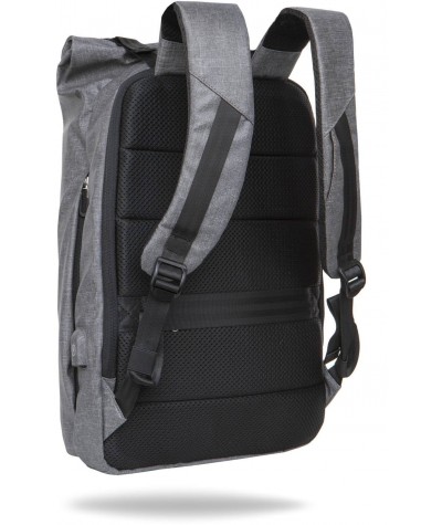 Plecak na laptopa 15,6" z usztywnianymi plecami r-bag Hopper Gray