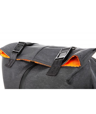 Wodoodporny plecak na laptopa 15,6" męski miejski szary modny r-bag Hopper Gray
