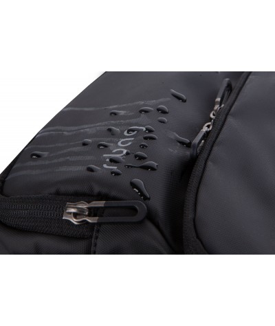 Wodododporny plecak do pracy biznesowy męski na laptopa 15,6" czarny r-bag Forge Black