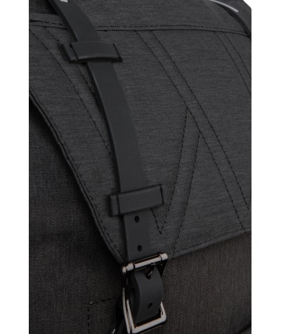 Plecak kostka męski miejski na laptopa 15,6" czarny r-bag Packer Black