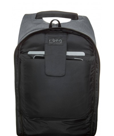 Plecak męski na laptopa 15,6" r-bag Drum Gray szary bagaż podręczny