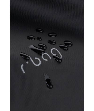 Wodoodporny plecak na jedno ramię A4 męski czarny wodoodporny r-bag Depo Black