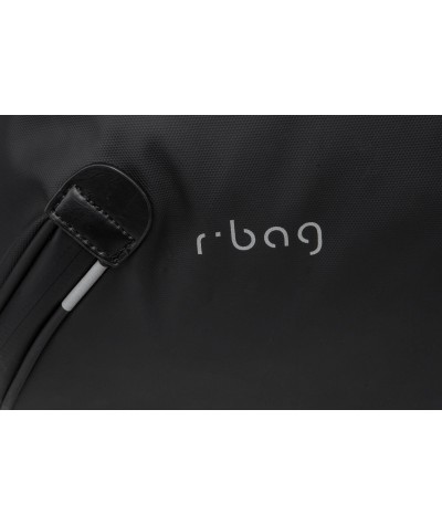 Plecak na laptop 15,6" męski czarny wodoodporny r-bag Acro Black
