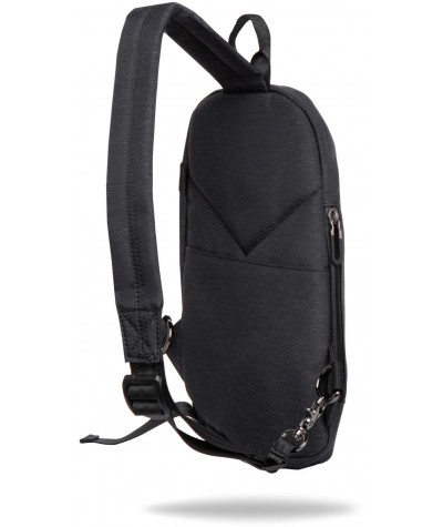 Plecak miejski mały na jedno ramię trójkątny r-bag Switch Black