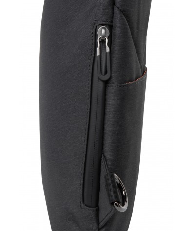Plecak męski miejski mały na jedno ramię czarny r-bag Switch Black
