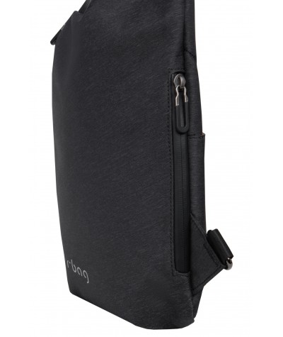 Plecak męski miejski mały na jedno ramię czarny r-bag Switch Black