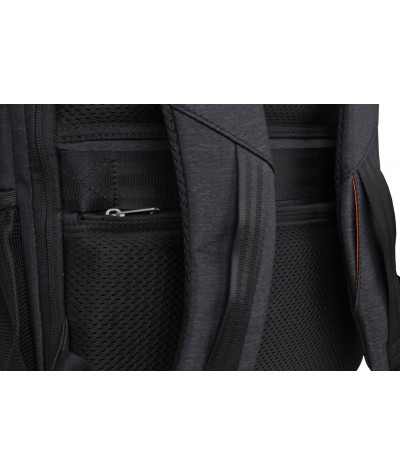 Plecak męski do pracy na laptopa 15,6" czarny r-bag Forge Black modny