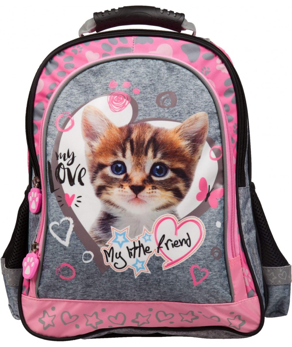 Różowy plecak koty plecak kot dla dziewczynki plecaki koty My Little Friend