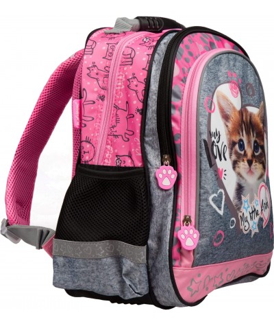 Różowy plecak koty plecak kot dla dziewczynki plecaki koty My Little Friend