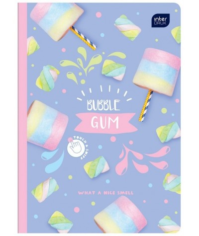 Zeszyty o zapachu gumy balonowej Bubble Gum słodycze 60 kartek w linie InterDruk