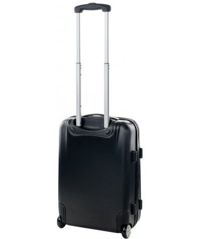Walizka HI-TEC ABS 40L 55x40x20cm bagaż podręczny Ryanair czarna mała tył