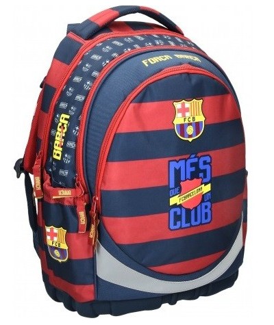 Plecak FC Barcelona ergonomiczny z twadrym dnem dla chłopaka