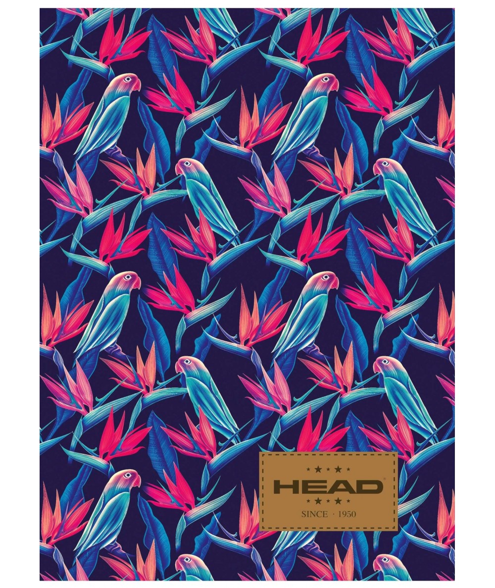Zeszyt A4 Head 60 kartek w kratkę HD-379 w papugi kolorowy