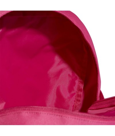 Różowy plecak ADIDAS damski z paskami młodzieżowy do liceum