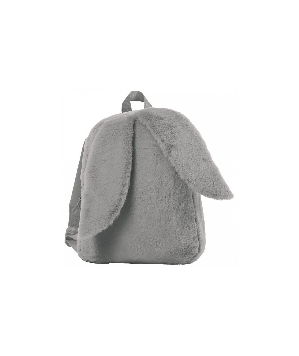 Plecak z uszami pluszowy dla przedszkolaka ANIMALS KRÓLIK szary