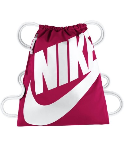 Worek Nike RÓŻOWY Heritage Gymsack plecak na sznurkach z logo FUKSJA