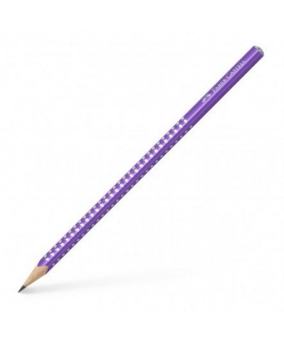 Ołówek Faber-Castell fioletowy z brokatem Sparkle Pearl